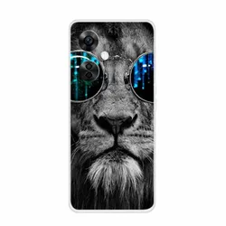 Clear Wolf Design Soft TPU Silicone Phone Cover - Transparent Etui for OnePlus Nord CE 3 Lite (H10.CH.12)