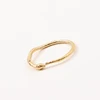 High End PVD Snake Shaped Gold Color Rng Stainless Steel Thin Ring for Women Waterproof Jewelry Party Gift 3