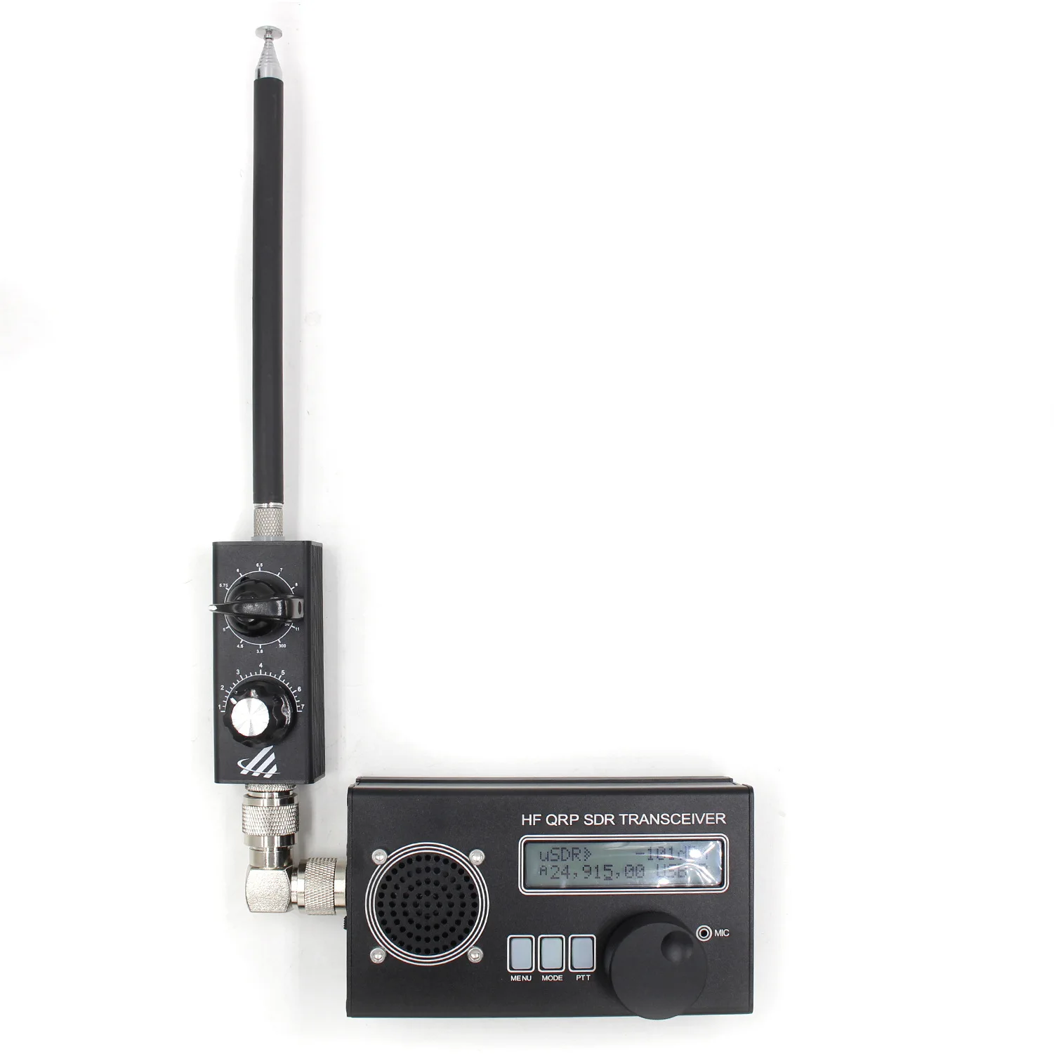 

QRP Shortwave Antenna 30cm/11.8 Inch 5MHz-55MH Adapter Antenna Aviation Full Band HF Antenna Mini ANT Practical