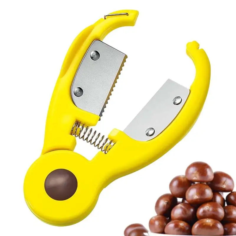 

Vegetable Peelers 1PCS Multifunctional Chestnut Clip Fruit Slicer Durable Chestnut Cutter Peeler Tool Kitchen Accessories