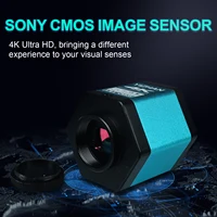 New 4K FHD 60fps HDMI And USB-C Output SONY Sensor Digital Industrial 4K Microscope Camera With Software For Soldering Repair 2