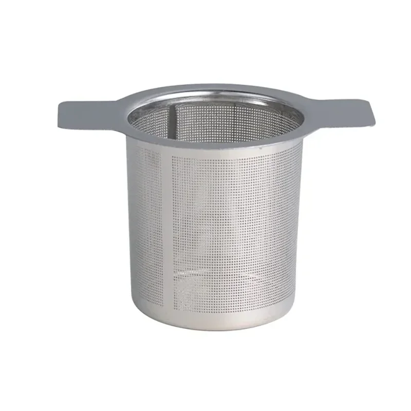 Tea Infuser Stainless Steel Coffee Tea Strainer Grid Binaural Net Leak Mesh Filter