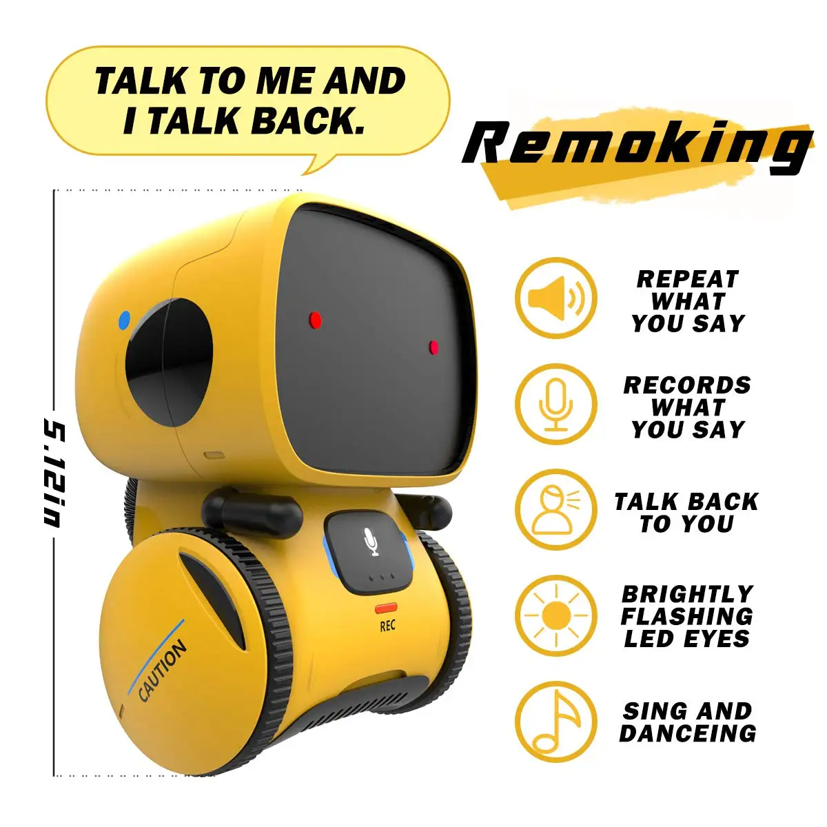 Emo Robot Pet Imo Robot Toys for Boys Emo Go Home for Smart Children Eilik Smart robot dance toys robot toy remote control robot toy