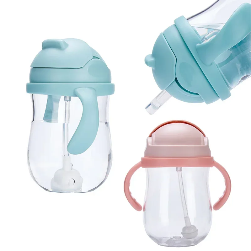 Silicone Feeding Kids Toddler Newborn Baby Drink Cups Water Bottles Kids Drinking Sippy A Cup with Straw Infantil Drinker 6