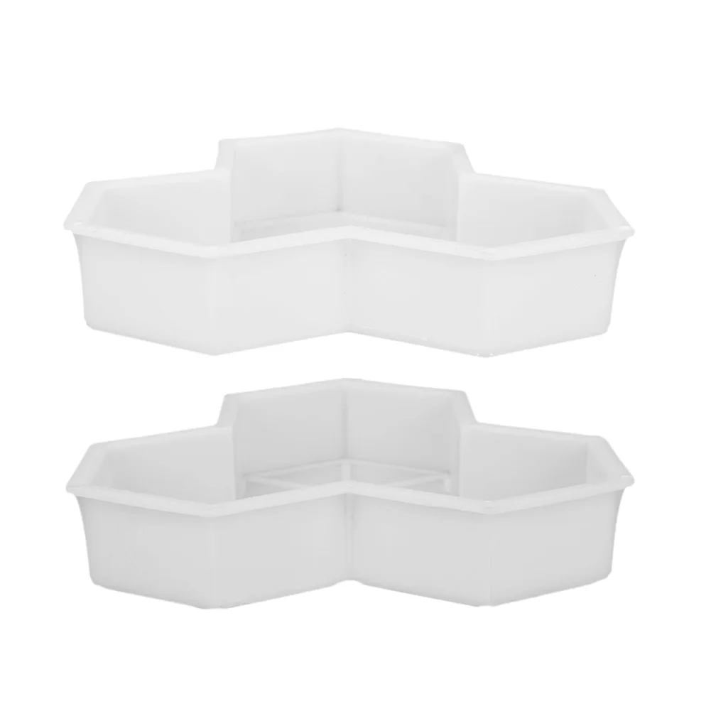 DIY Plastic Pathway Pavement Mold Maple Leaf Path Walk Maker Paving Brick Mould Paving Cement Brick Stone Road Concrete Molds
