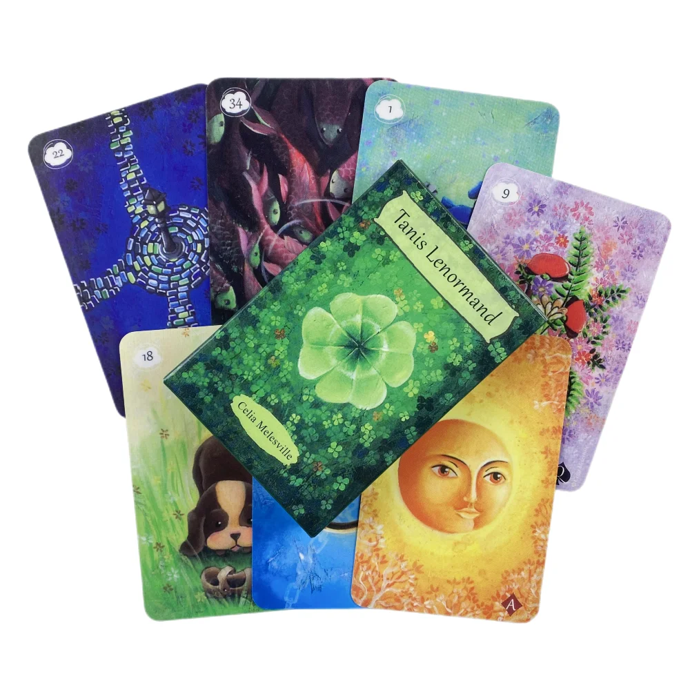 Tanis Lenormand by Celia Melesville Spirit of the animals Light Visions Tarot Messages From Your Angels oracle deck 2