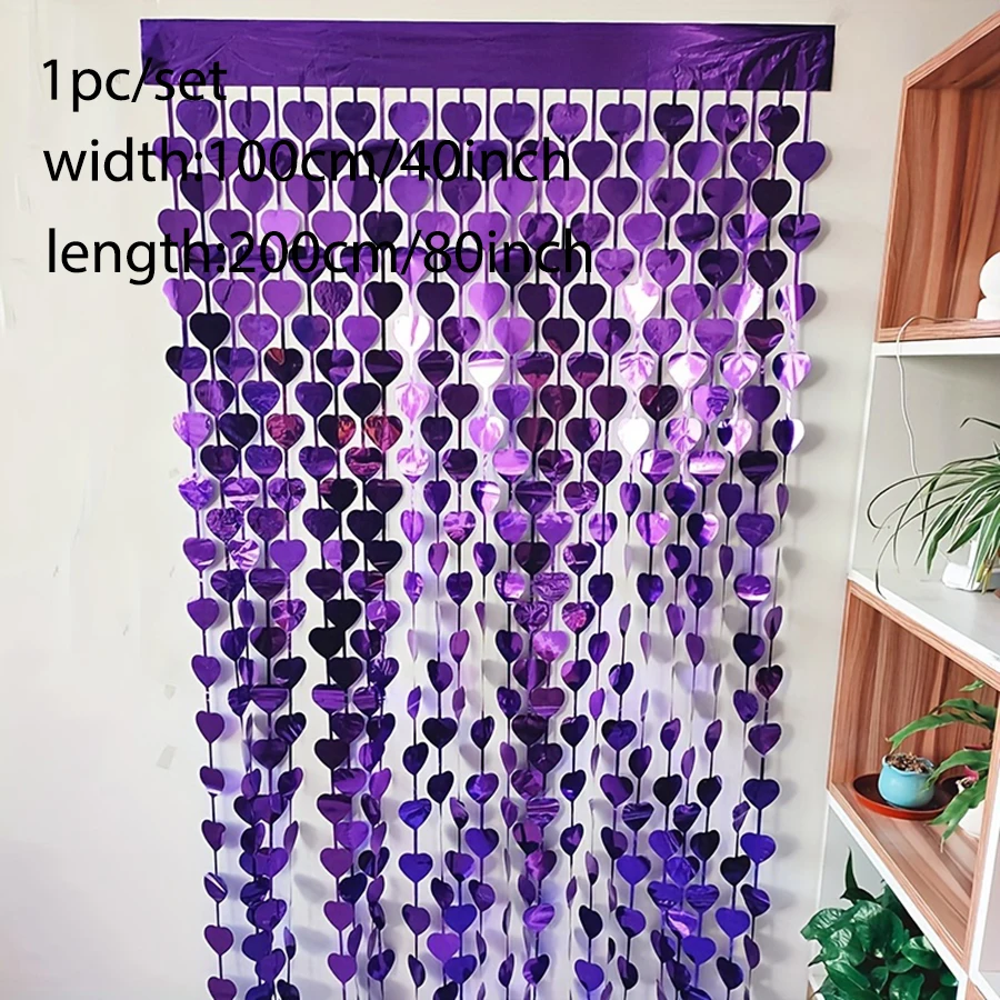Romantic Celebration Curtain Backdrop