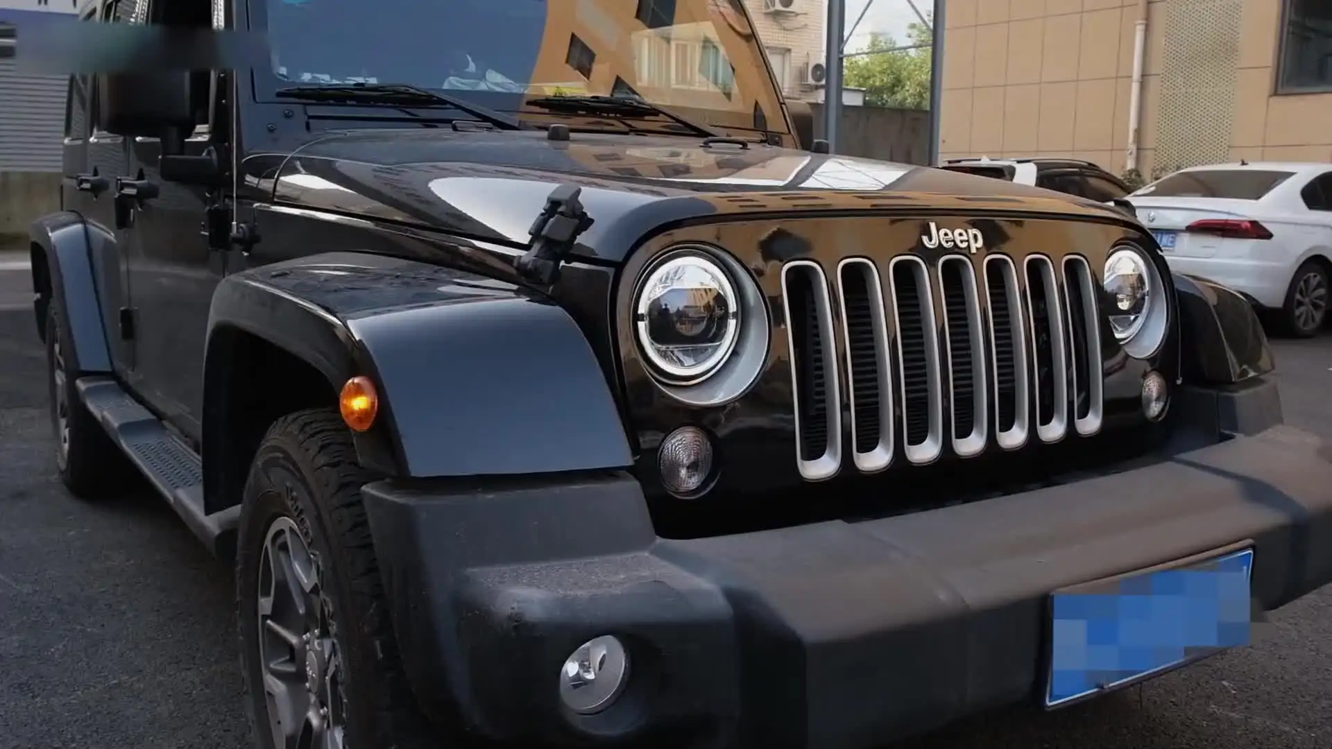 Пара автомобильных фар в сборе для Jeep Wrangler 2007-2017 светодиодные фары детали тюнинга