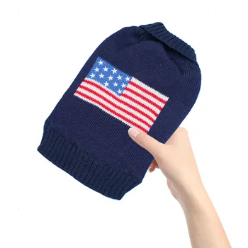 High Quality American Flag Pet Sweater Durable Winter Clothes for Small Dogs S Pet Sweater Dog Clothes Party Dog Cloth 1