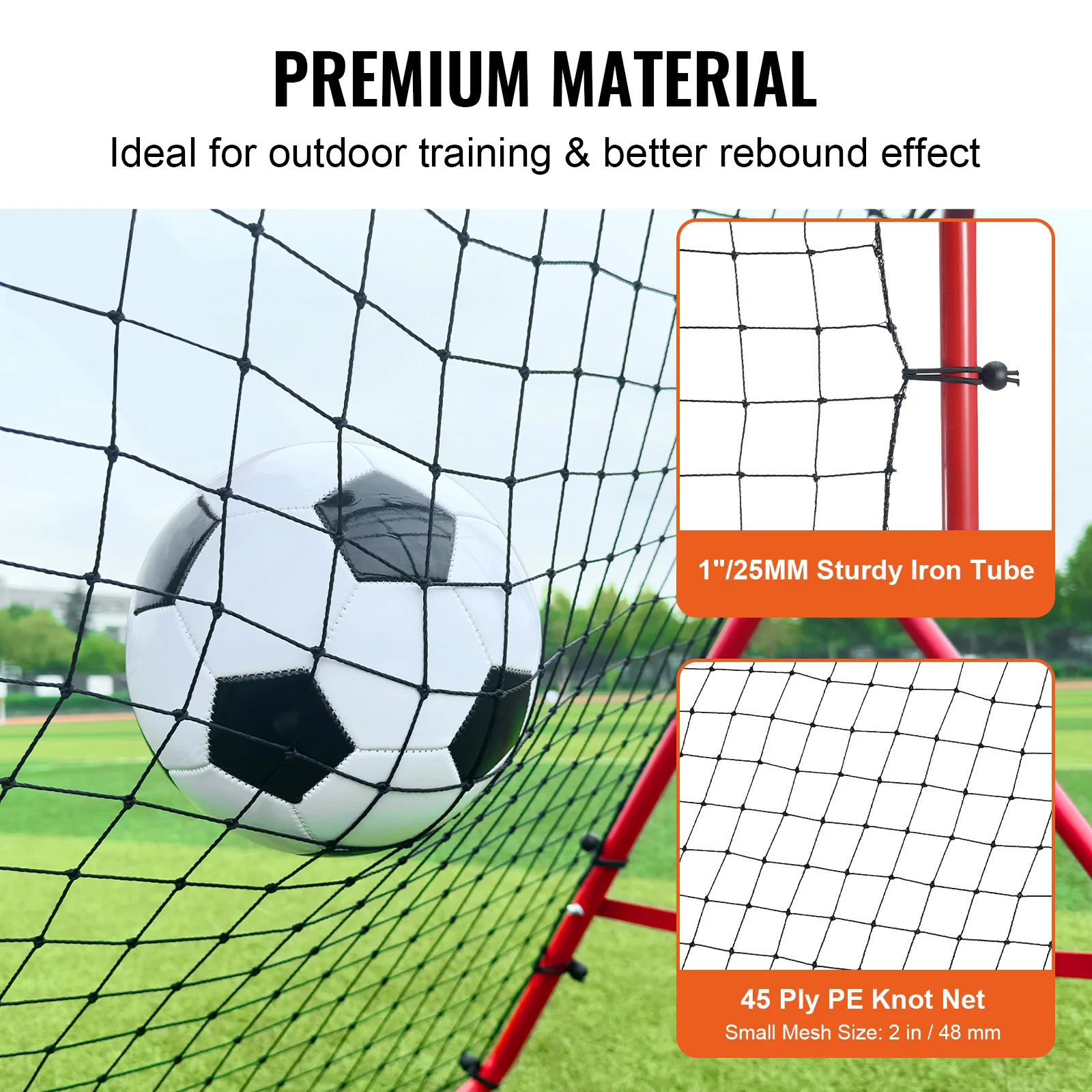 Portable Soccer Rebounder Net Training Equipment