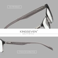 KINGSEVEN lunettes bloquant la lumière bleue hommes femmes mode masculine soulager la Fatigue lunettes ordinateur protection Anti rayons bleus lunettes 4
