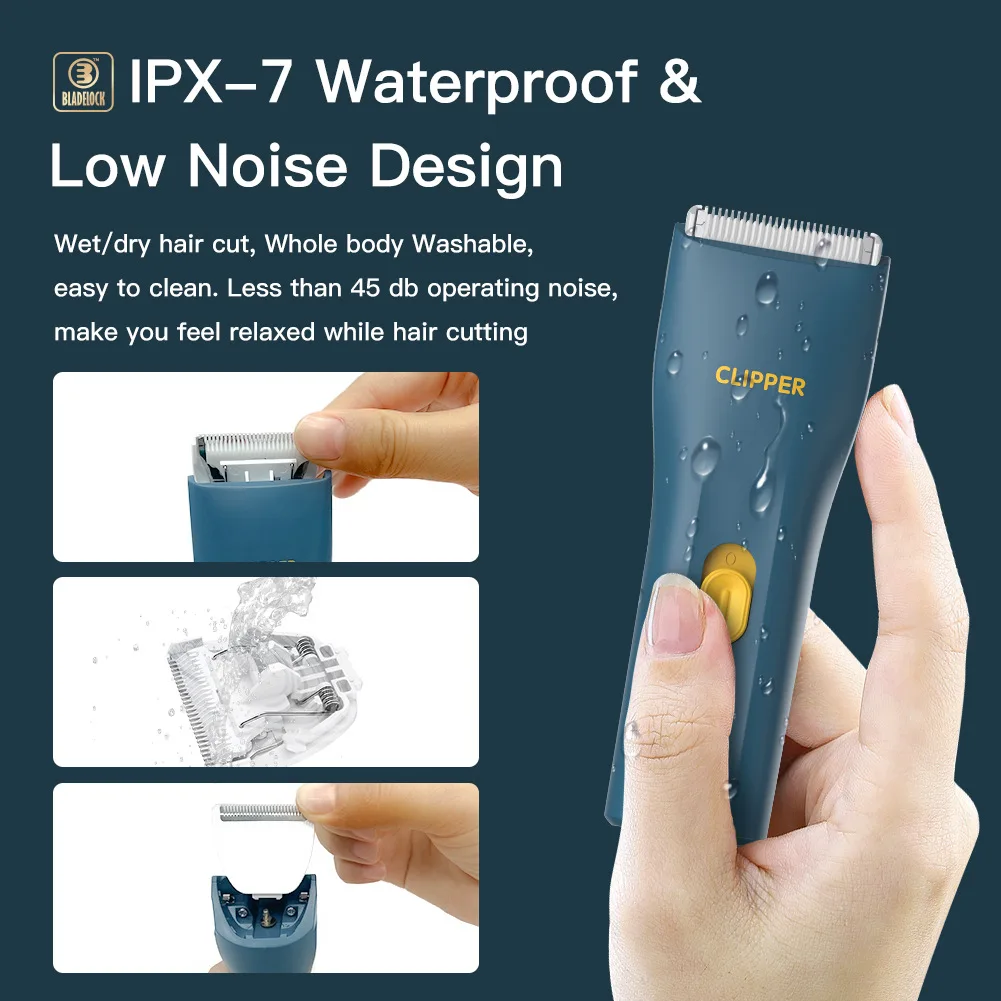 Baby Hair Trimmer Quiet Body Clipper Trimer for Men Women Kids and Children Waterproof Cordless Hair Cutting Mathine for Toddler