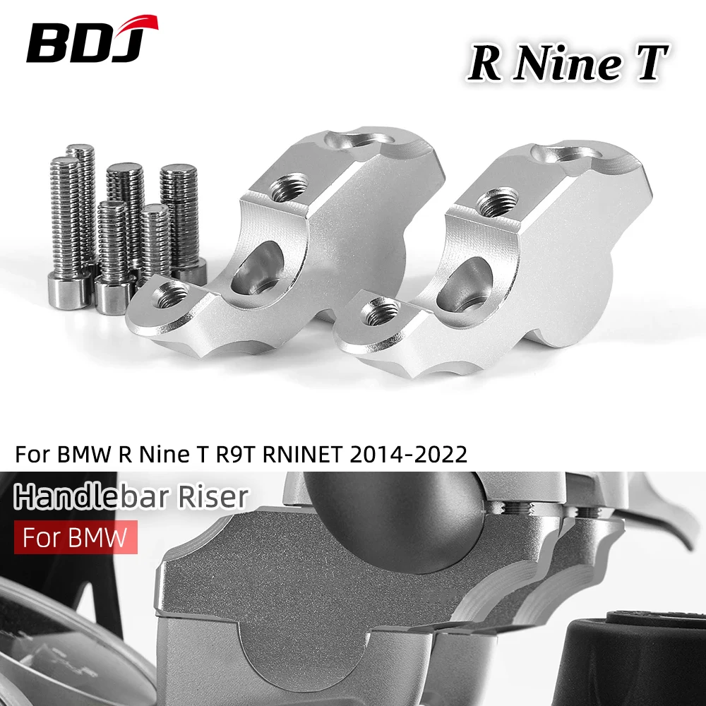 BDJ RNINET Motorcycle Handlebar Riser Top Cover Clamp For BMW R NINE T ...