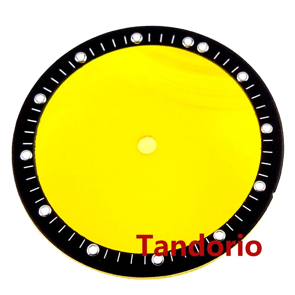 Piezas de reloj 28,5 mm esfera transparente cara luminosa para movimiento NH70 NH72 NH73 - Imagen 20 de 25