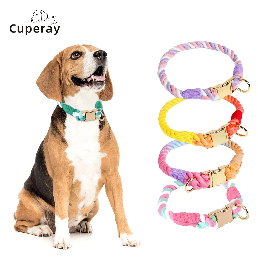 Weiches Hundehalsband Regenbogen XL – Mit Metall-Schnappverschluss, Verstellbar 43-71 Cm, Für Große Hunde