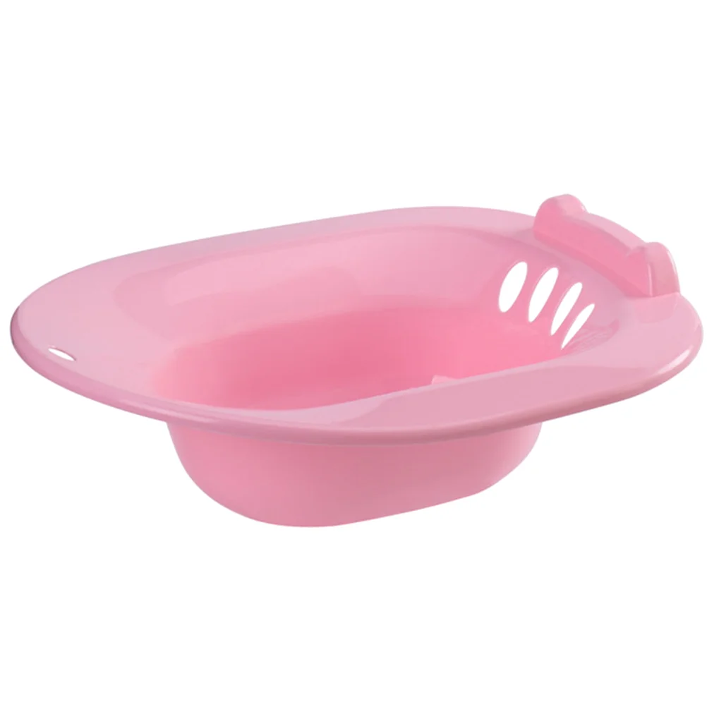 over The Toilet Seat Bidet Perineal Soaking Sitz for Hemorrhoids Basin Pink