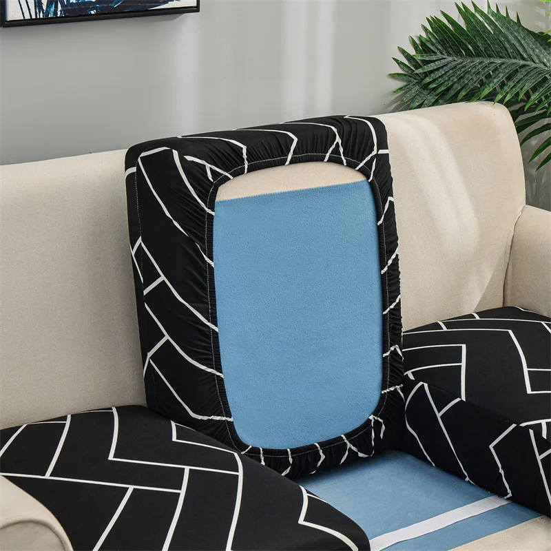 1PC Stretch Couch Cushion Slipcovers Sofa Seat Cushion Covers Anti-Slip Furniture Protector Replacement for Individual Cushions 3
