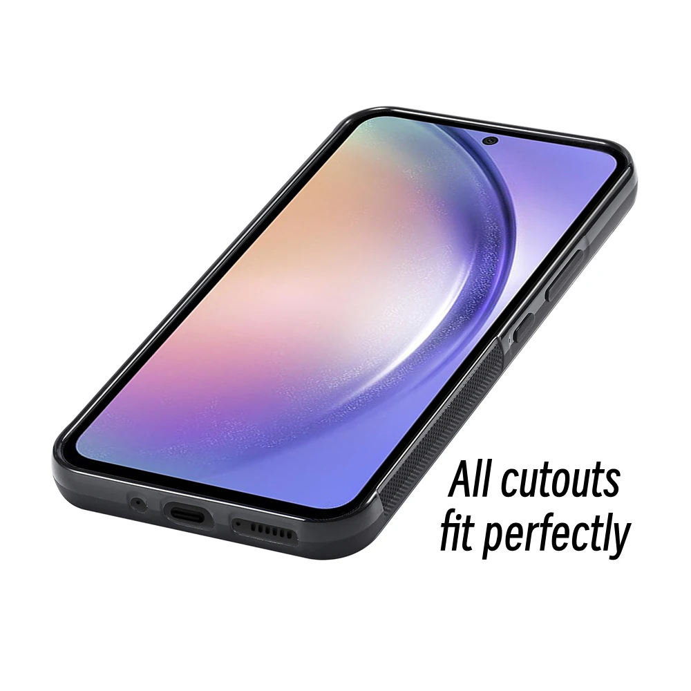 Premium Carbon Fiber Texture Leather Phone Case Cover