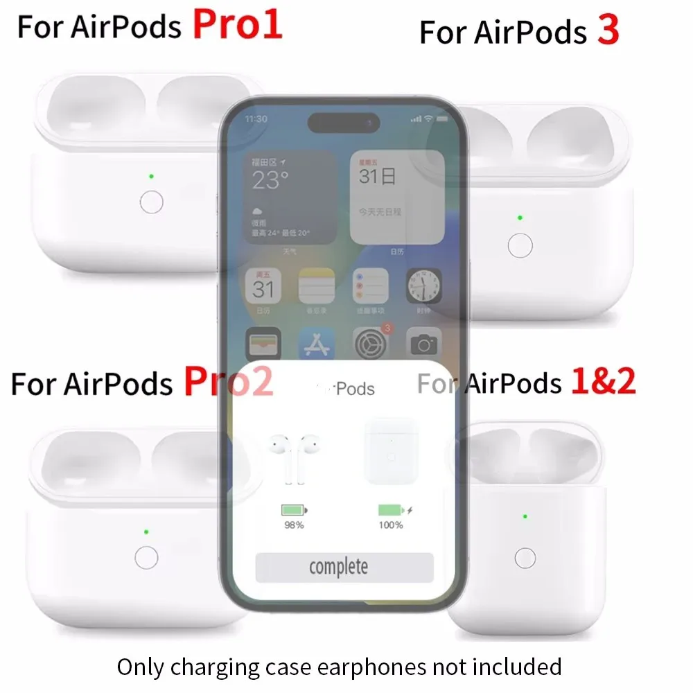 Replacement Earphone Charger Case Wireless Charging Box Fits for AirPod 3 Top Quality A2564 a2565 A2566 MagSa USB‑C （3nd Gen)