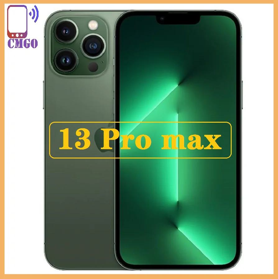 Unlocked iPhone 13 Pro Max 6.7" OLED 128GB 256GB ROM A15 IOS Face ID 5G