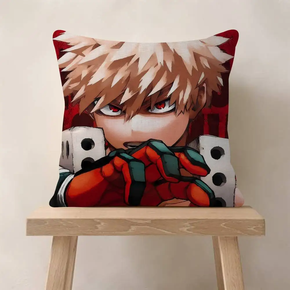 My Hero Academia Bakugou Katsuki Kissenbezug, dekoratives Kissen, Sofa, Heimdekoration, Kissenbezüge – Detail 8