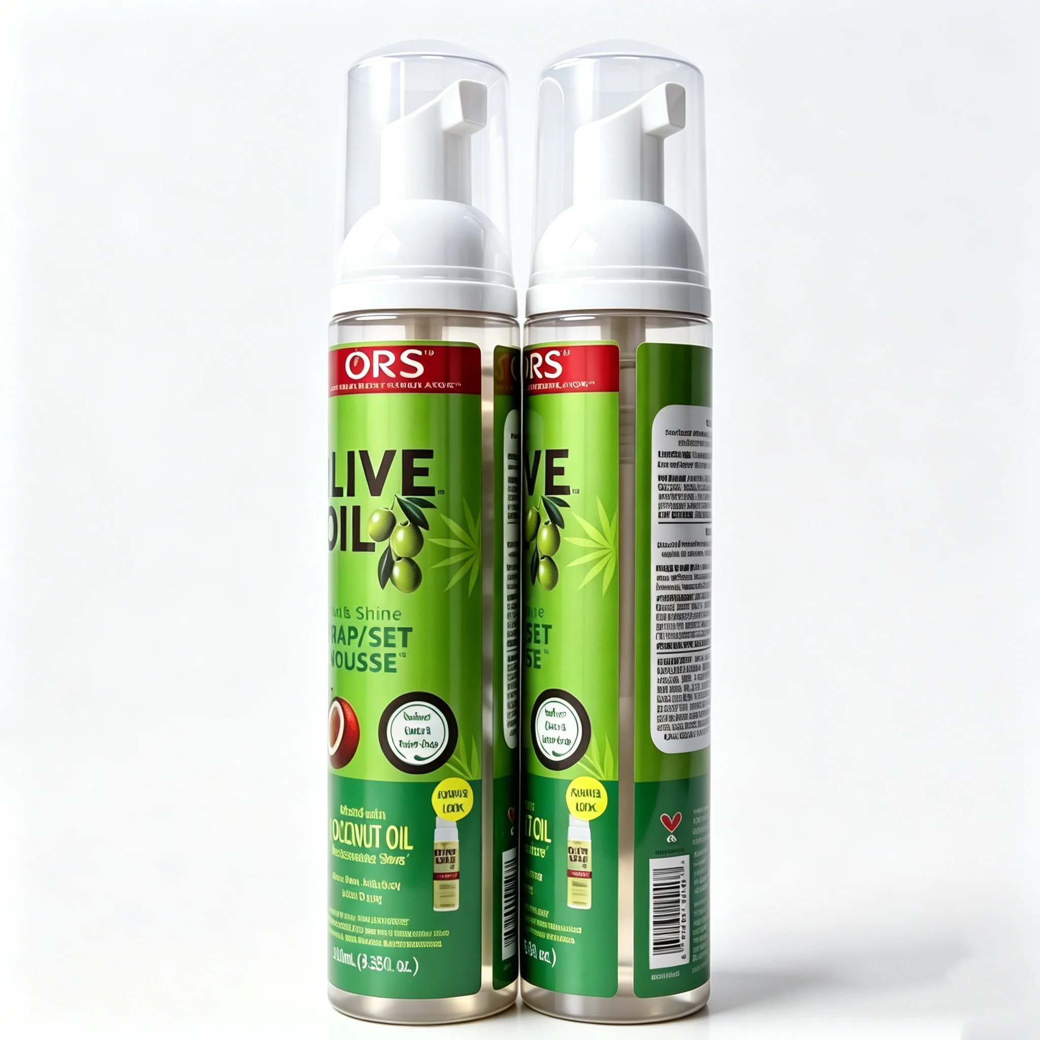 Strong Hold Wrap Foam Hair Mousse - Moisturizing Curl Setting Lotion for Natural Hair - Shine Enhancing Hair Wrap Product