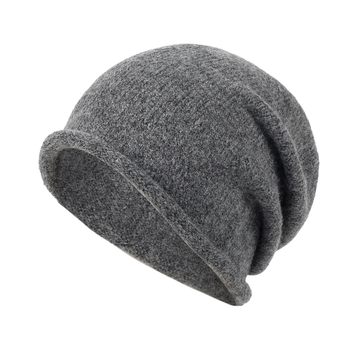 VISROVER 9 Farbvarianten, einfarbig, echter Kaschmir, Damen-Wintermütze, weich, Unisex, Herbstmütze, weicher Griff, warme Mütze für Damen, Geschenk – Detail 10