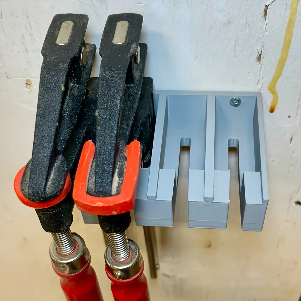 Wall-mounted Clamp Storage Bracket for Home Studio & 3D Printing Organization