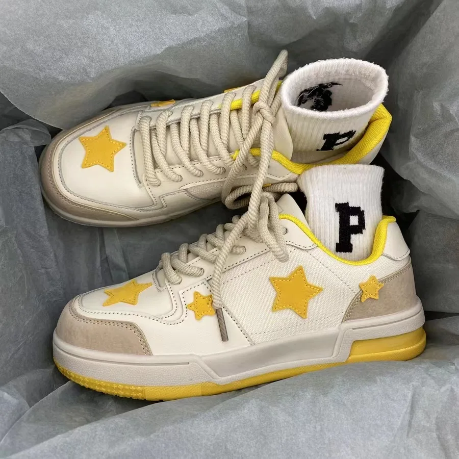 

SHANPA Mustard Yellow Womens Sports Shoes Low-top Designer Trainers Casual Sneakers Fashion Ourdoor Running Comfortable Footwear