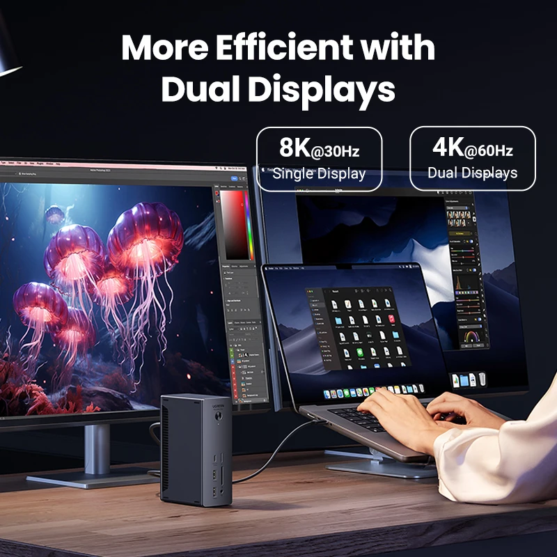 その他 UGREEN Thunderbolt 4 Docking Station ugreen-revodok-max-8-in-1-