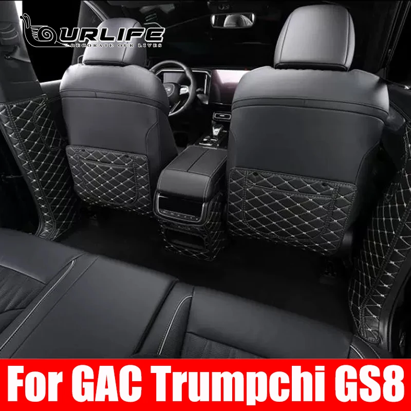 

Аксессуары для GAC Trumpchi GS8 2021 2022 2023 2024, подлокотник для спинки автомобильного сиденья с защитой от ударов, кожаный подлокотник, искусственная кожа