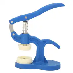 Deluxe 12 - Piece Watch Repair Tool Kit with Non - Slip Nylon Case Closer (Blue)