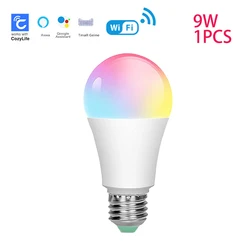 Smart WiFi RGB LED Bulb, 9W Dimmable with Timer & Cozylife App Control (Cozylife Hulb 1Pcs)