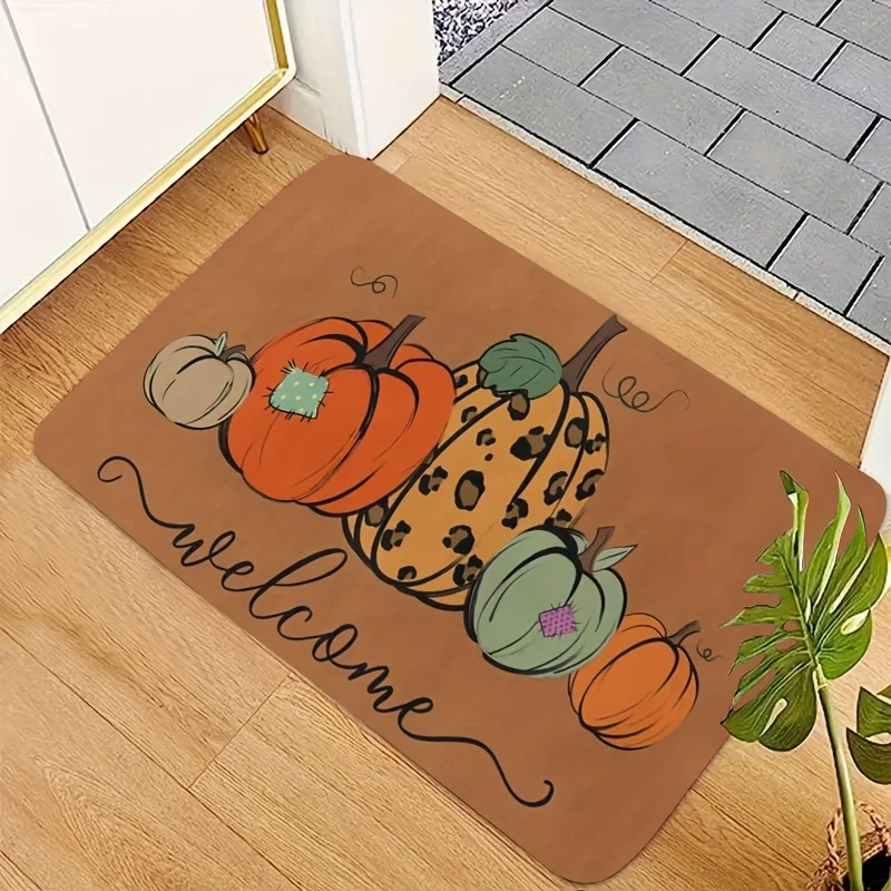Thanksgiving Pumpkin Indoor Doormat 5