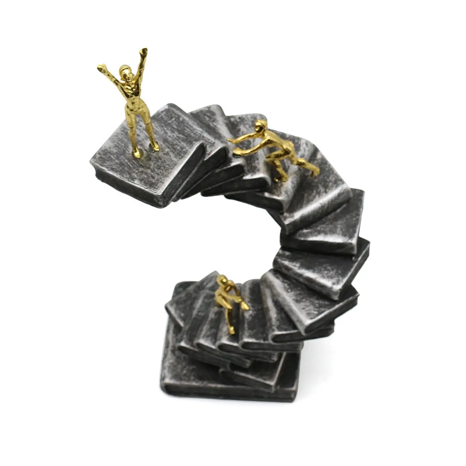 Abstract Thinker Ladder Statue 3