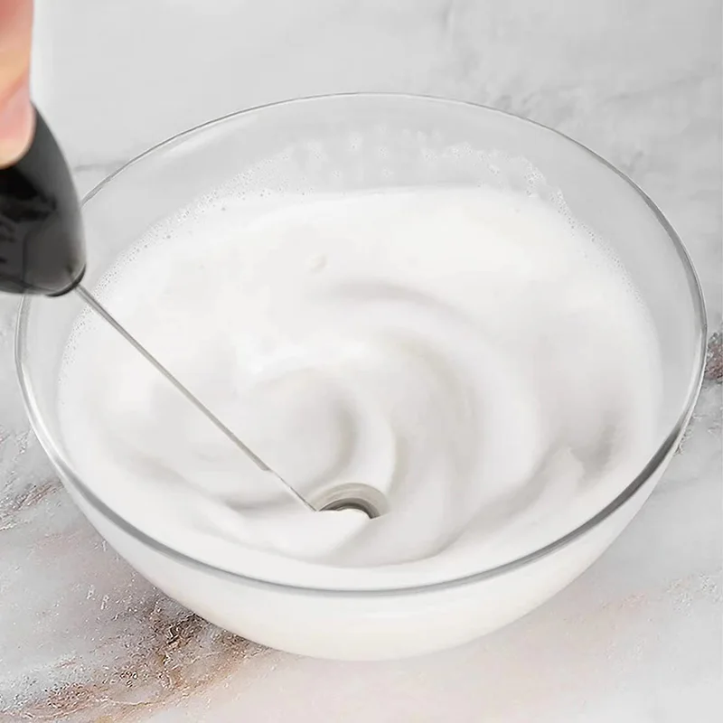 Electric Egg Whisk Milk Frother For Coffee Kitchen Mini Stainless Steel Tea Coffee Drink Milk Mixer Cream Blender Kitchen Gadget