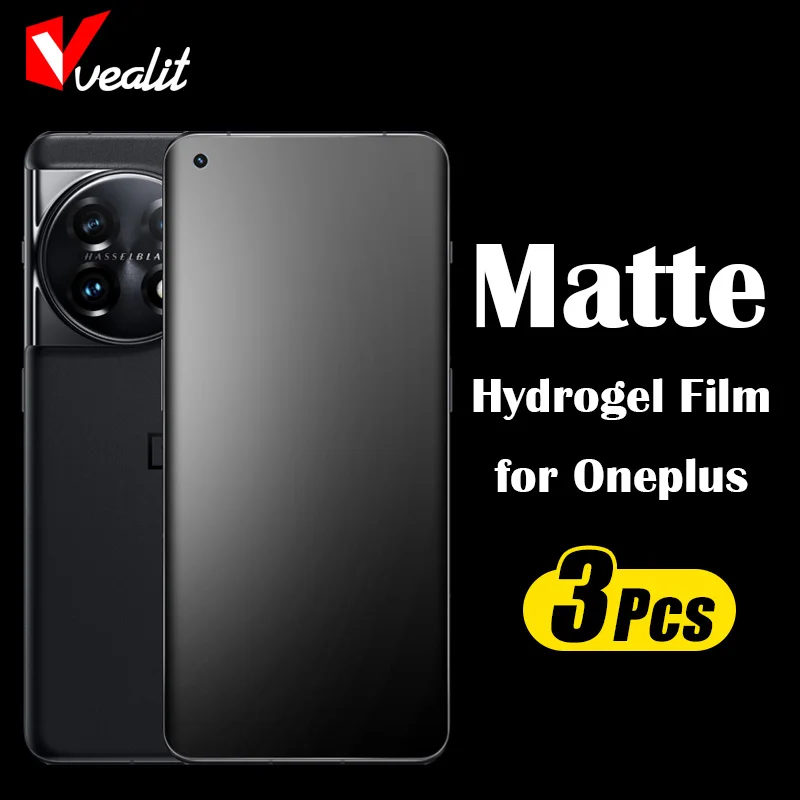 

1-3Pcs Frosted Matte Hydrogel Film for OnePlus 11 10 9 8 7 Screen Protector OnePlus Ace 2 11R 10R 10T 9RT 9R 8T 7T Pro Not Glass