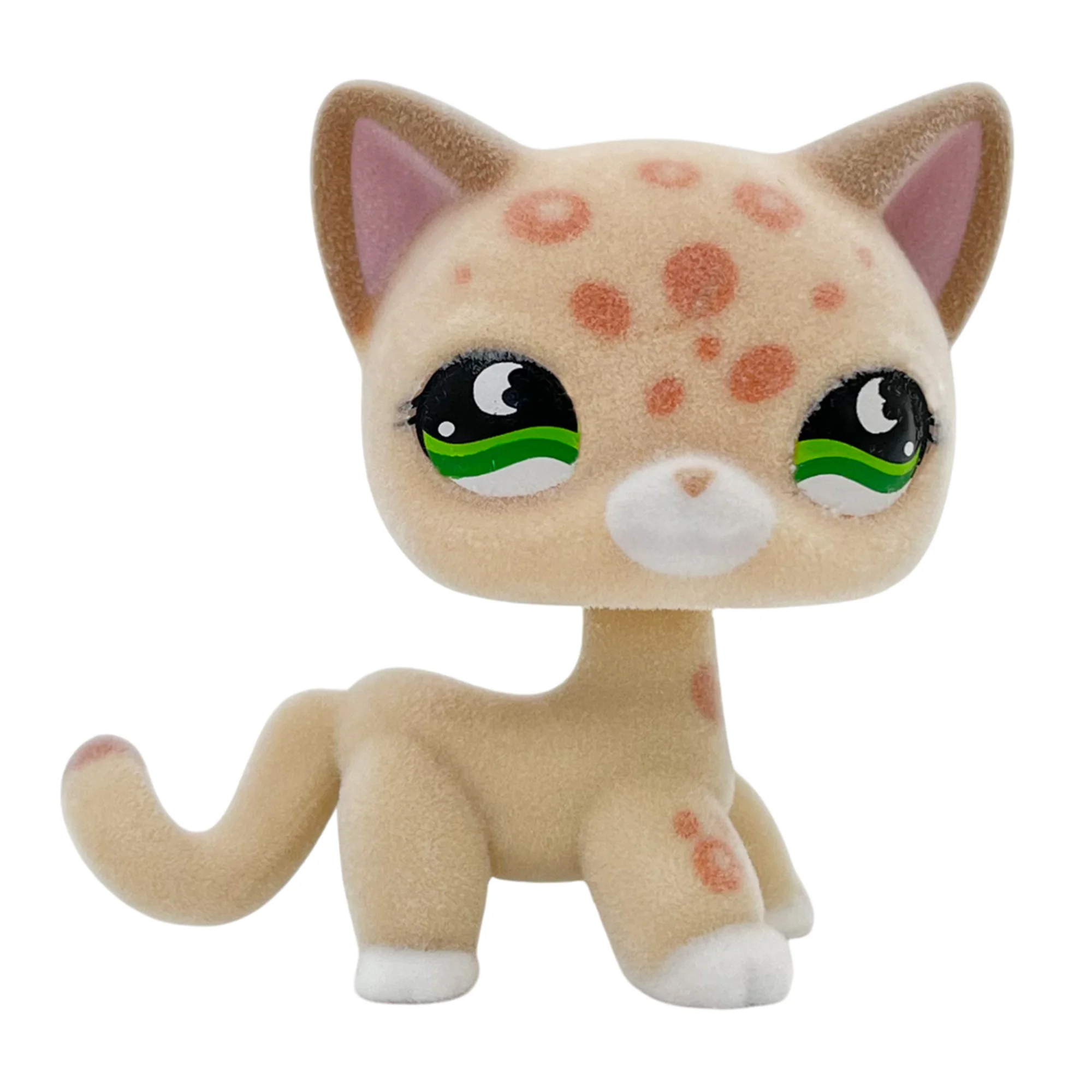 Flocked Custom Pet Toy Stand: Short Hair Cat & Dog Bobblehead Collection
