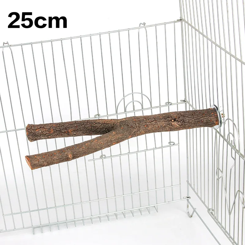 Wooden Bird Perch Stick – Natural Cage Stand Tree Branch (15/20/30cm) 4