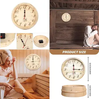 Silent Wall Clock for Sauna & Home Office 1