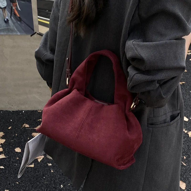 Ladies' Cloud Handbag Autumn New Fashion Dumpling Bun French Texture Shoulder Bag