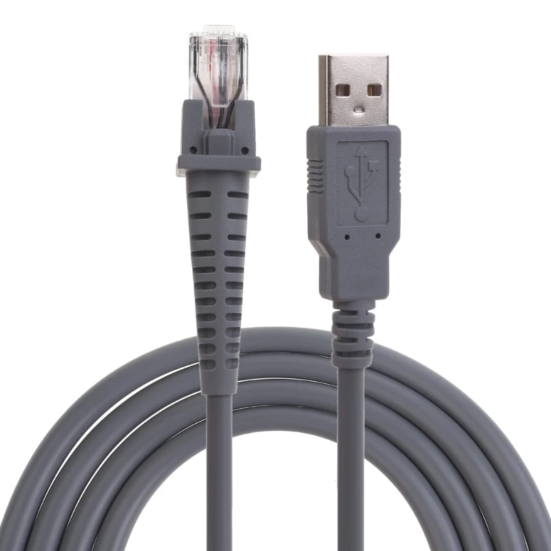

USB Connection Cable Long Length Replacement Data Cable 2m/7FT Suitable for GD4130 QD2100 GBT4100 Scanners Durable Drop Shipping