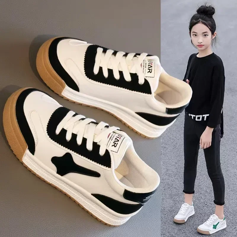 Children Board Shoes Kids Spring Autumn New Girls Soft Soled Sports Shoes Boys Anti-skid White Sneakers Кроссовки Детские