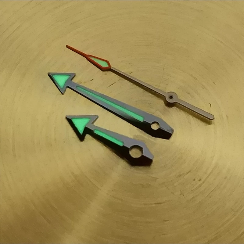 8200 Watch Hands 8215 Green Luminous Watch Hands for 8215 8205 8200 Mingzhu DG 2813 Movement DG 2813 Watch Pointer Needles