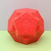 AJ Red Split Megaminxeds Magic Cube Dodecahedron Professional Neo Speed Twisty Puzzle Brain Teasers Antistress Educational Toys 4
