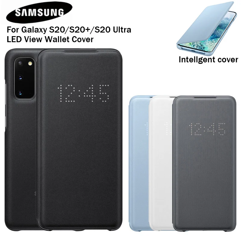 Samsung Led View Flip Cover Case | Samsung Galaxy S20 Led Cover - Samsung  Original - Aliexpress