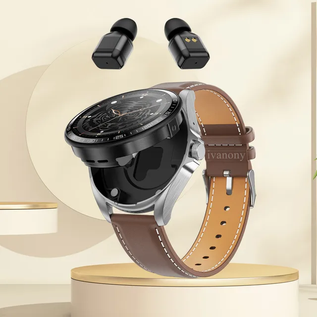 Smart Watch 2 in 1 with Headphones AI