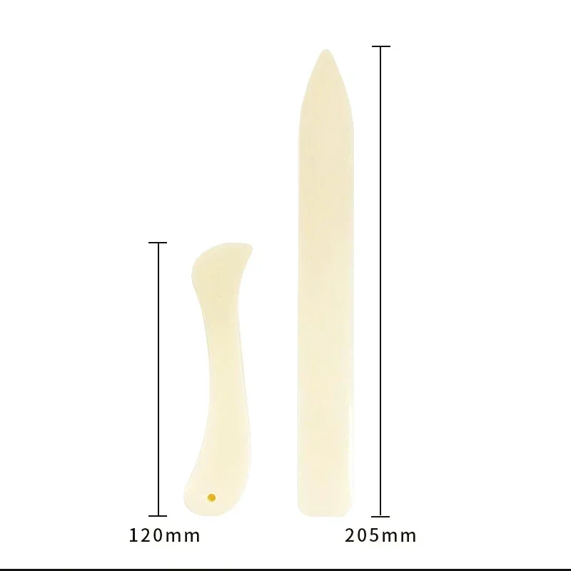 paper creasing tool paper creaser tool 2pcs/lot Plastic Bone Folder Creaser Scoring DIY Bookbinding Leather Crafts Card Making Folding Paper Handmade Burnishing Tools