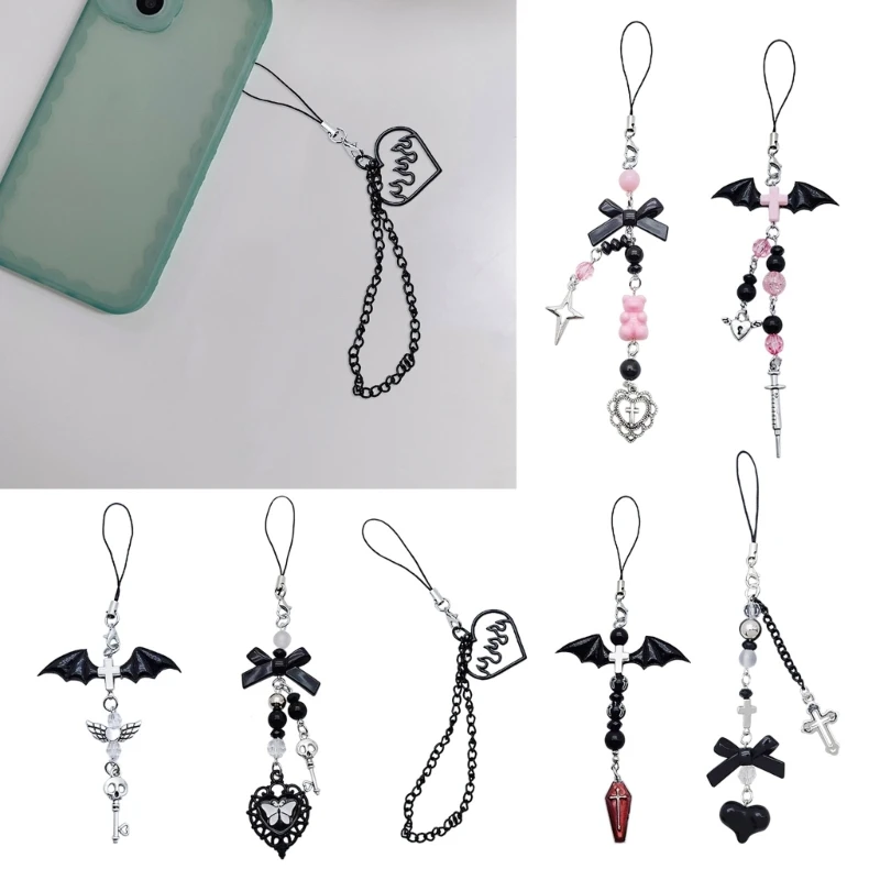 スマホアクセサリー HAPPY MIDI phone chain / key chain 100 HAPPY MIDI - cell phone chain / key chain – UPBEADS