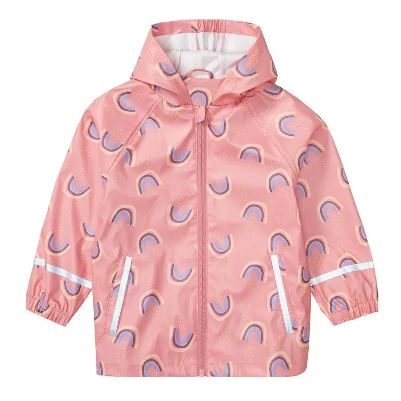 Hooded Waterproof Jacket Boy Sports Girls Raincoat Outdoor Kids Windbreaker Beach Children Outerwear Winter Baby Rain Coat